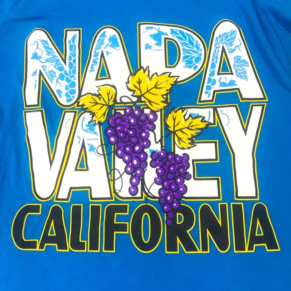 Vintage souvenir shirt Nappa Valley California wine country - Picture 2 of 4